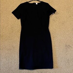 Old Navy Classic Black Mini ponte Dress Sz medium tall NWT